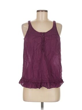 American Eagle Outfitters Plum Ruffled Camisole